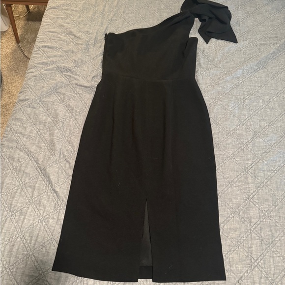 One shoulder black cocktail dress from Nordstrom. - Picture 2 of 3